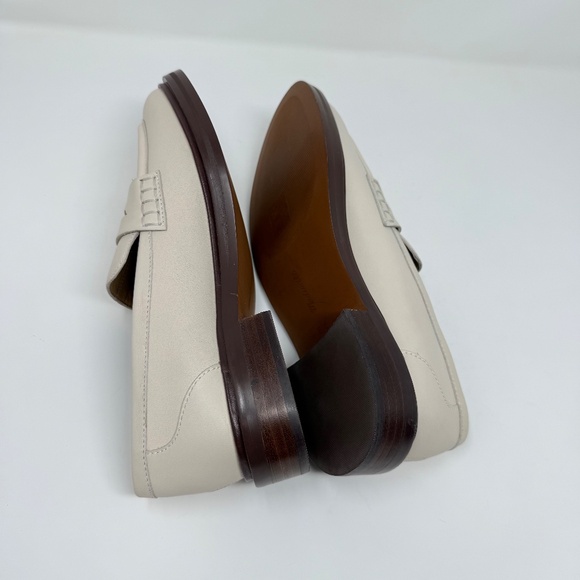 New Madewell The Vernon Loafer In Ecru Sz 8.5 - Picture 9 of 13